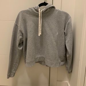 Everlane cropped cotton hoodie